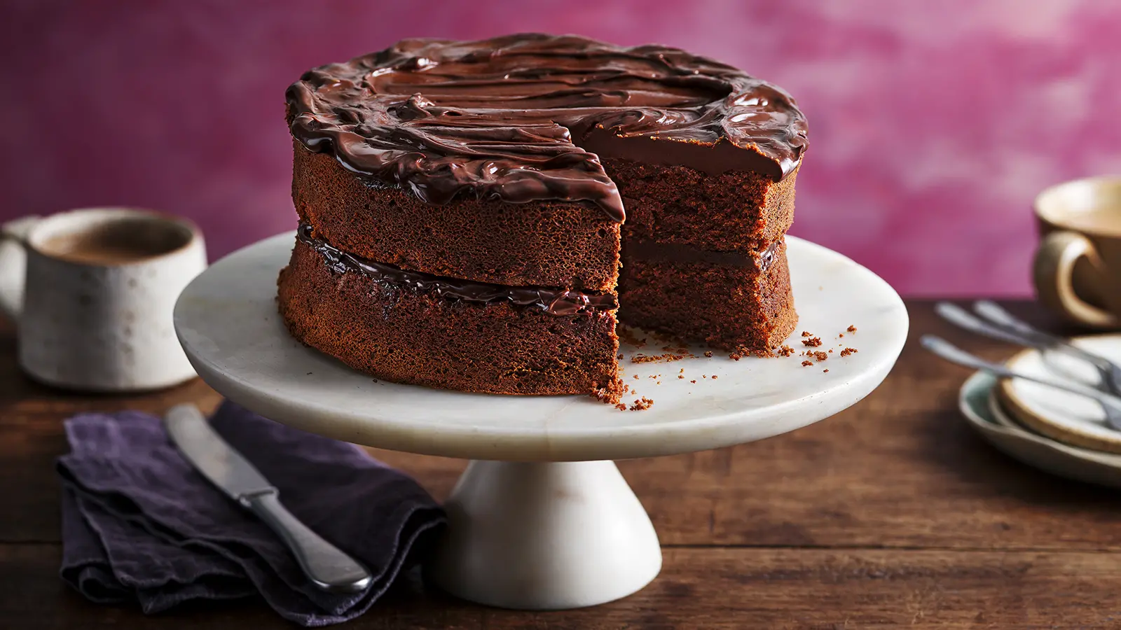 CHOCOLATE FUDGE CAKE