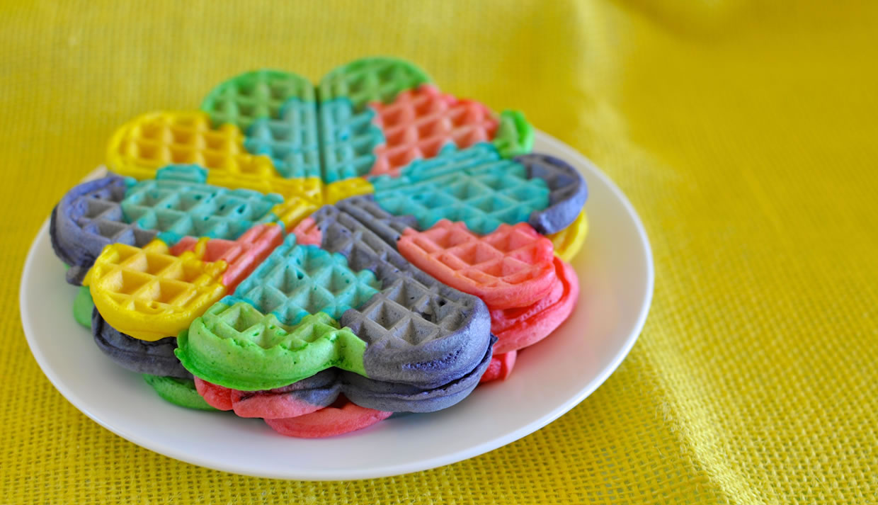 Rainbow Waffle